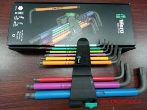 Dụng cụ cầm tay cao cấp Wera - Bộ lục giác nhiều màu sắc