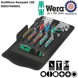 Bộ dụng cụ Wera Kraftform Kompakt 100 Wera 05057460001