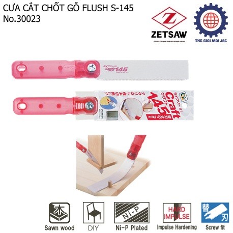 Cua cat chot go FLUSH S-145