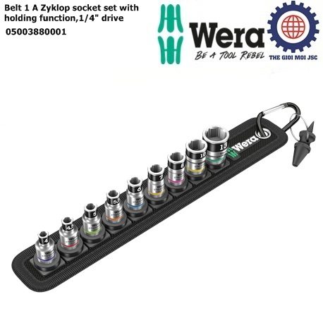 Belt 1 A Zyklop socket set with holding function Wera 05003880001