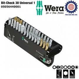 Bộ đầu vít 30 cái Bit-Check 30 Universal 1 Wera 05056440001