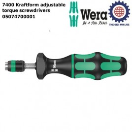 Series 7400 Kraftform adjustable torque screwdrivers (0.3 – 1.2 N.m) – WERA 05074700001