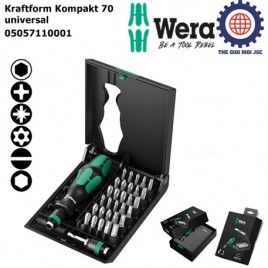 Bộ KRAFTFORM KOMPAKT 70 UNIVERSAL BITS ASSORTMENT ( ALLROUND ) – WERA 05057110001