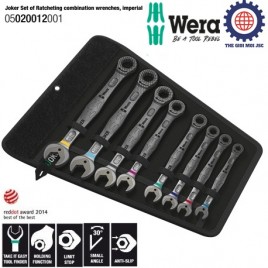 6000 Joker 8 Imperial Set 1 Set of ratcheting combination wrenches, Imperial Wera 05020012001