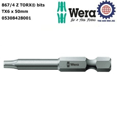 Dau vit hoa thi Tx 6 50mm Wera 05308428001