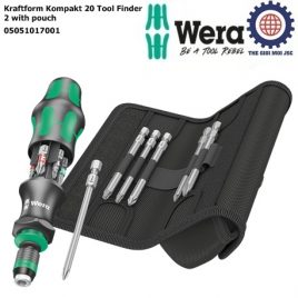 Bộ dụng cụ vặn vít đa năng Kraftform Kompakt 20 Tool Finder 2 with pouch Wera 05051017001