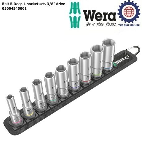 Bo Belt B Deep 1 socket set Wera 05004545001