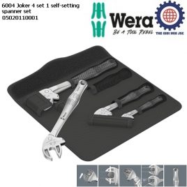 Bộ cờ lê tự điều chỉnh 6004 Joker 4 set 1 self-setting spanner set Wera 05020110001