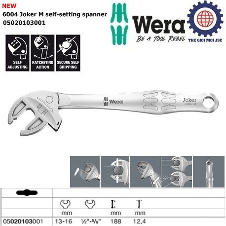 6004 Joker M self-setting spanner