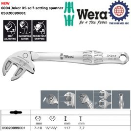 CỜ LÊ TỰ ĐIỀU CHỈNH 7 – 10MM 6004 JOKER XS SELF-SETTING SPANNER WERA 05020099001