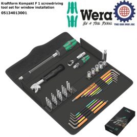Bộ dụng cụ 35 cái Kraftform Kompakt F 1 screwdriving tool set for window installation Wera 05134013001