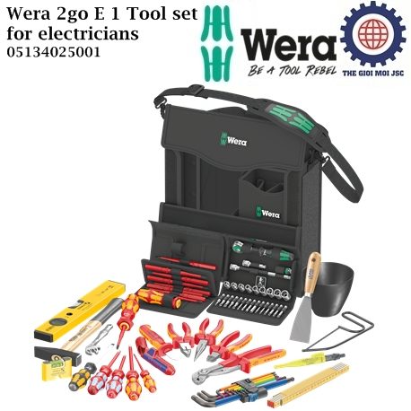 Wera 2go E 1 Tool set for electricians