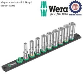 Bộ tuýp dài 3/8″ Magnetic socket rail B Deep 1 gồm 9 cái Wera 05005440001