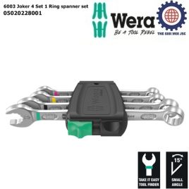 Bộ cờ lê tròng 4 cái Wera 05020228001 6003 Joker 4 Set 1 Ring spanner set