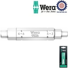 Đầu vít Wera 05073201001 9506 SB 4-in-1 Bit 1 với đầu lục giác 3mm,4mm,5mm và 6mm