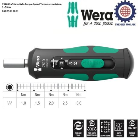 7510 Kraftform Safe-Torque Speed Torque screwdriver