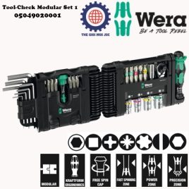 Bộ dụng cụ đa năng Wera Tool-Check Modular Set 1 gồm 50 chi tiết Wera 05049020001