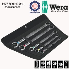Bộ cờ lê tròng cóc Wera Joker 6007 Joker 5 Set 1 (Long Design) thân dài Wera 05020380001 gồm 5 cái