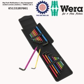 Bộ lục giác Wera Big Pack Multicolour L-key hexagonal socket screws (metric) / TORX set 1 mã 05133287001